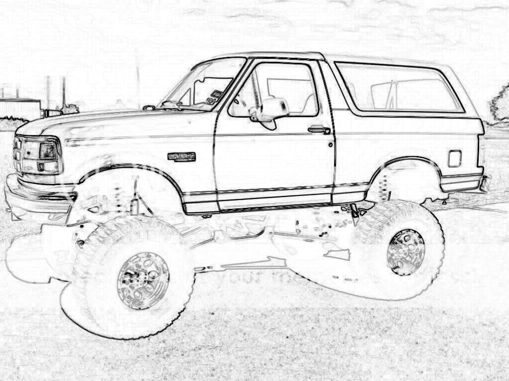 1948 Ford truck drawing